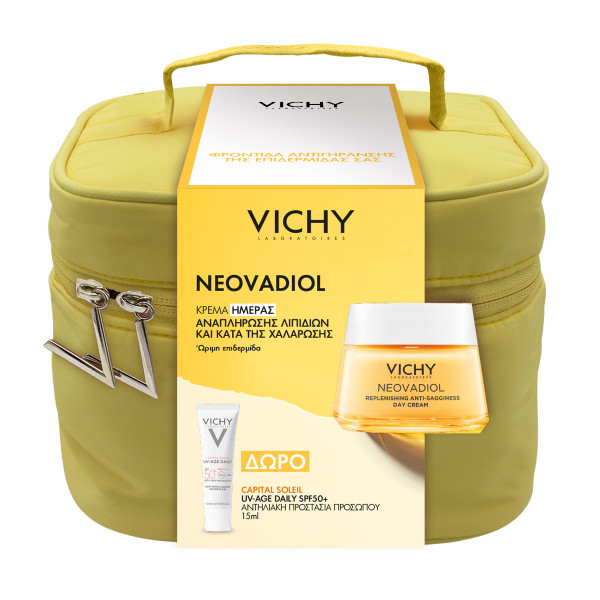 VICHY - PROMO PACK NEOVADIOL Post-Menopause Creme Jour - 50ml ΜΕ ΔΩΡΟ Capital Soleil UV-Age Daily SPF50+ - 15ml